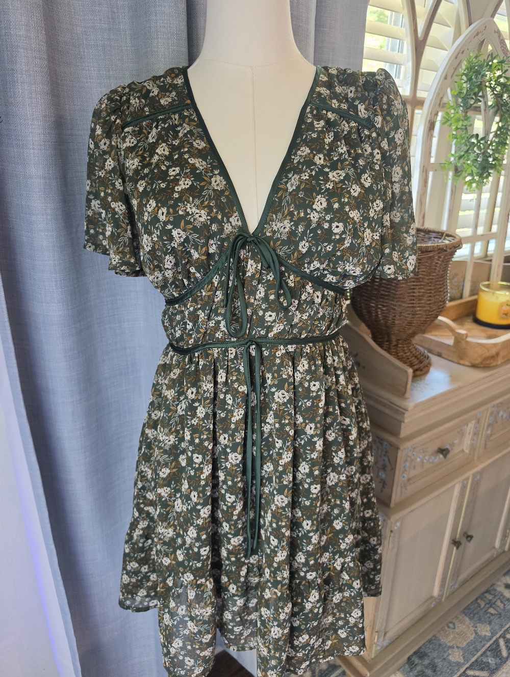 Blu Pepper Floral Dress